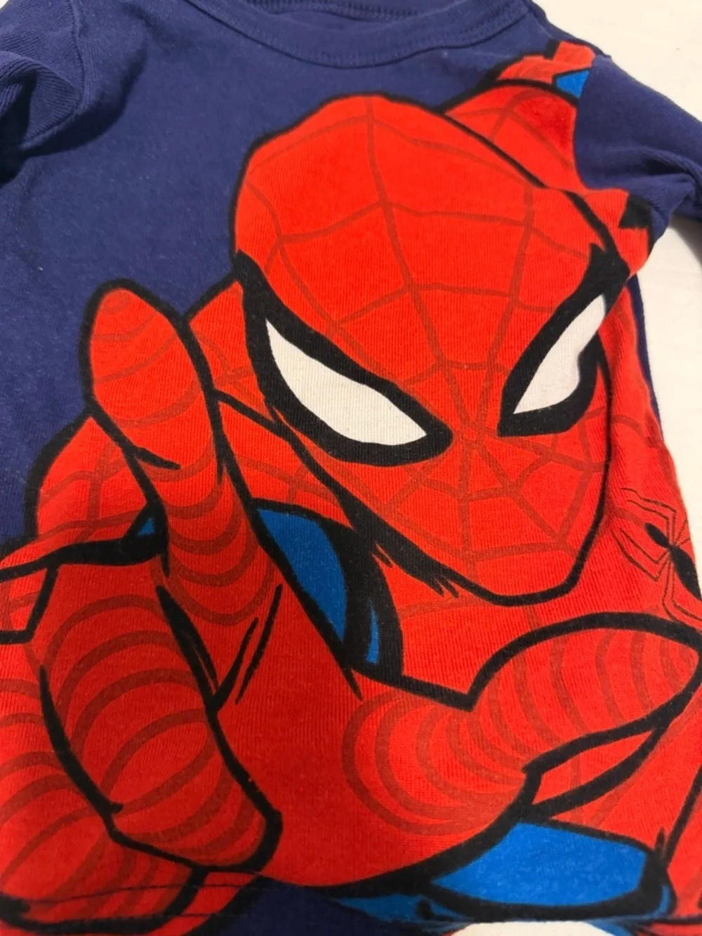 Spiderman Red and Navy Kids Pajama Set